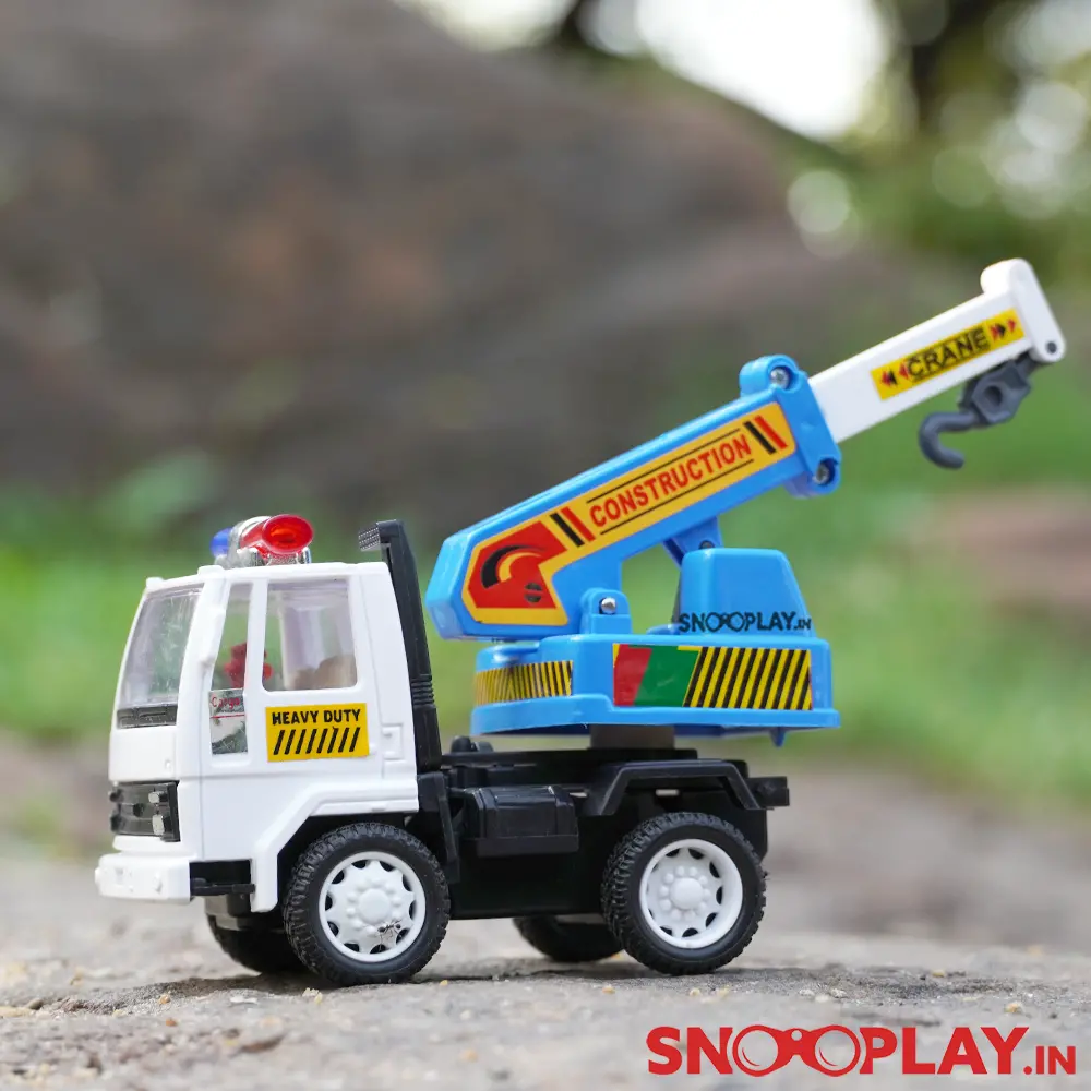 Centy Crane Pullback Toy Truck (1-4 Years) | Assorted Colors 1