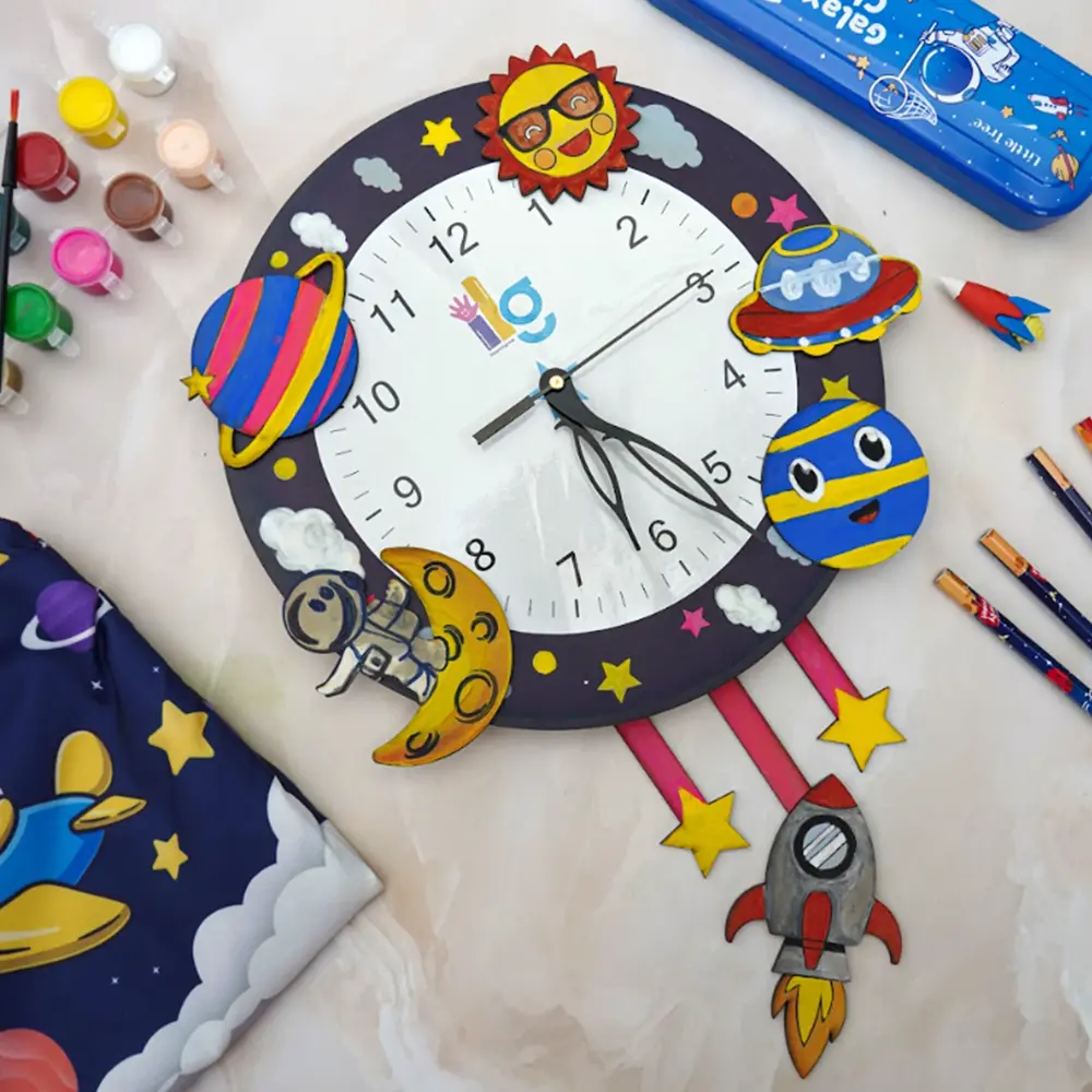 Ilearnngrow Diy Space Exploration Clock Kit (3-7 Years) 1