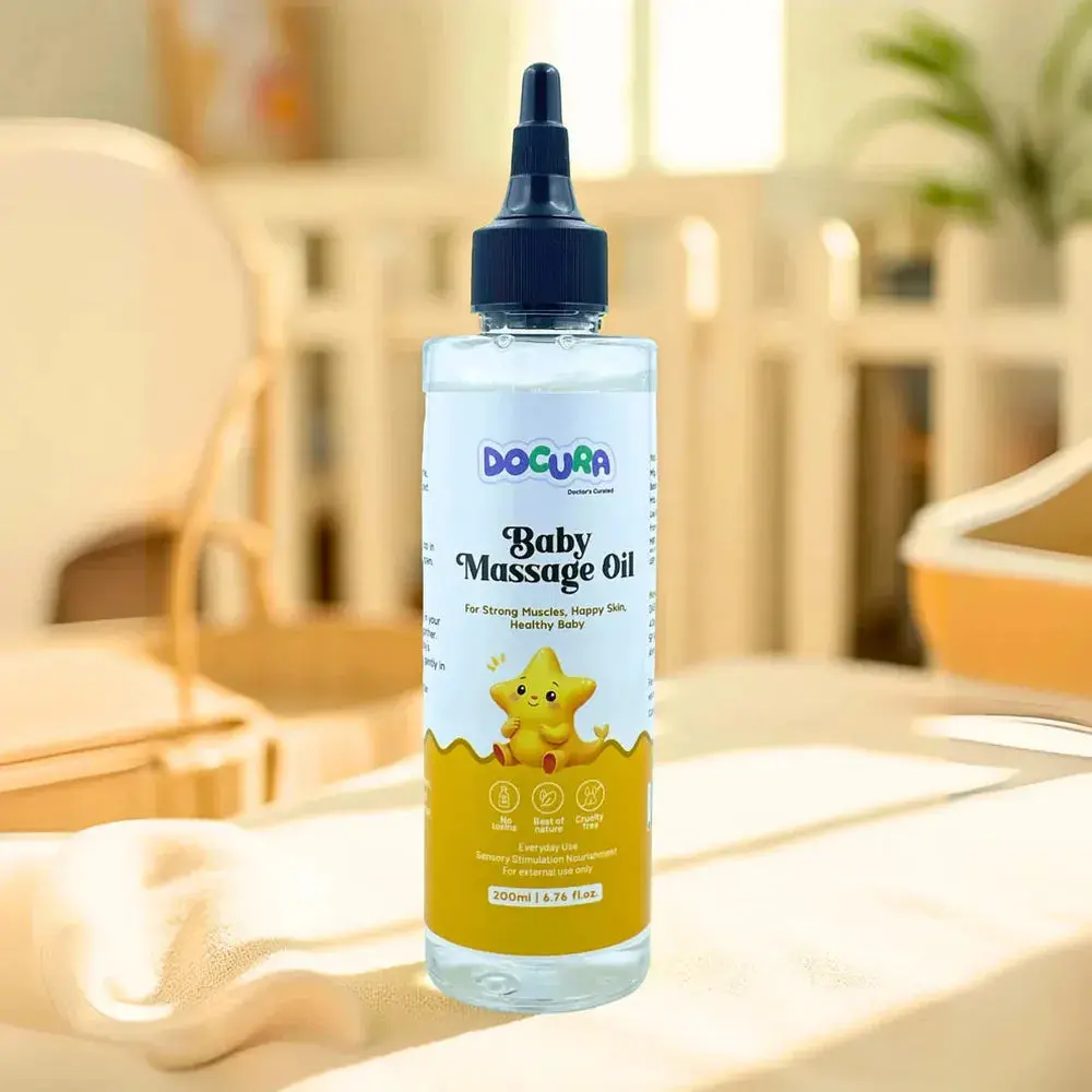 Docura Baby Massage Oil - 200Ml 1