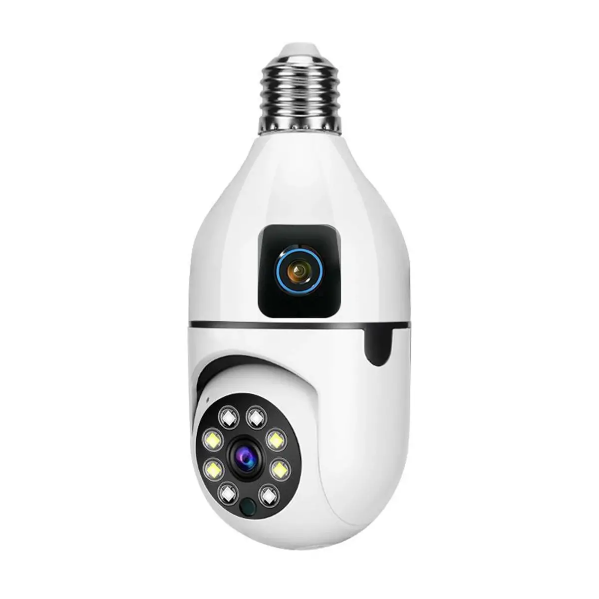 Speed-X Dual Lens Night Vision Motion Detection Bulb Camera 1