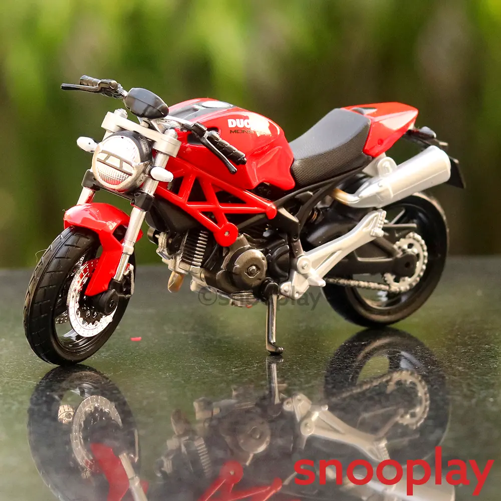Maisto Original Licensed Ducati Monster 696 Diecast Bike | 1:18 Scale (14 Years Till Grown Ups) 1