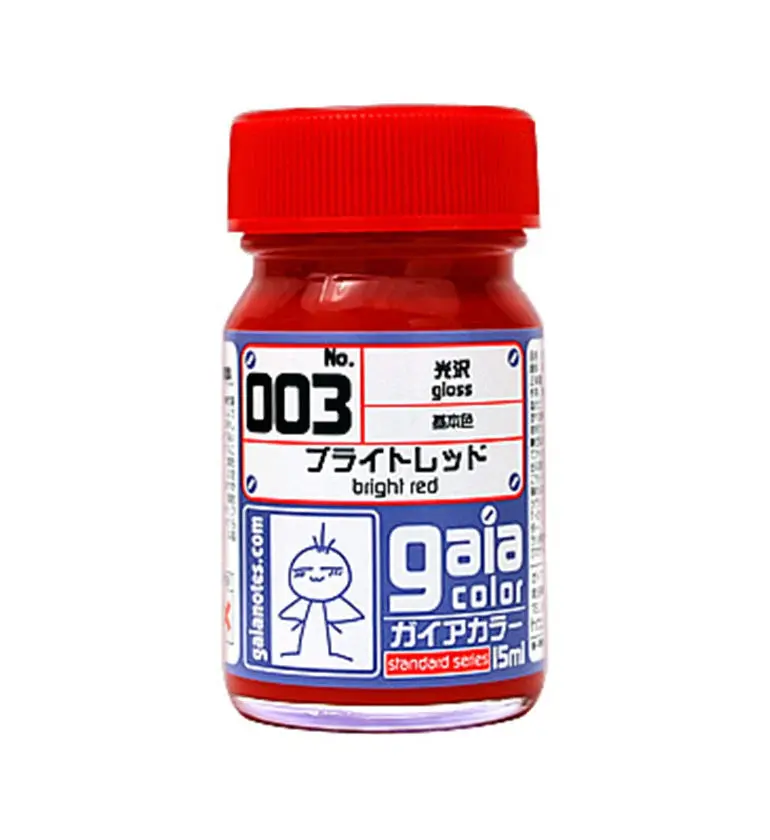 Gaianotes Gaia 003 Gloss Bright Red 15Ml Paint Bottle 1