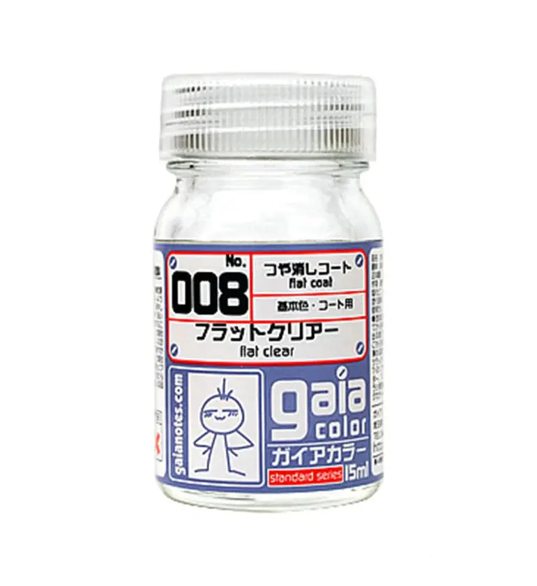 Gaianotes Gaia 008 Flat Clear Coat 15Ml Paint Bottle 1