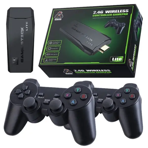 Game Stick Lite 4K Retro Console With Wireless Controllers 1