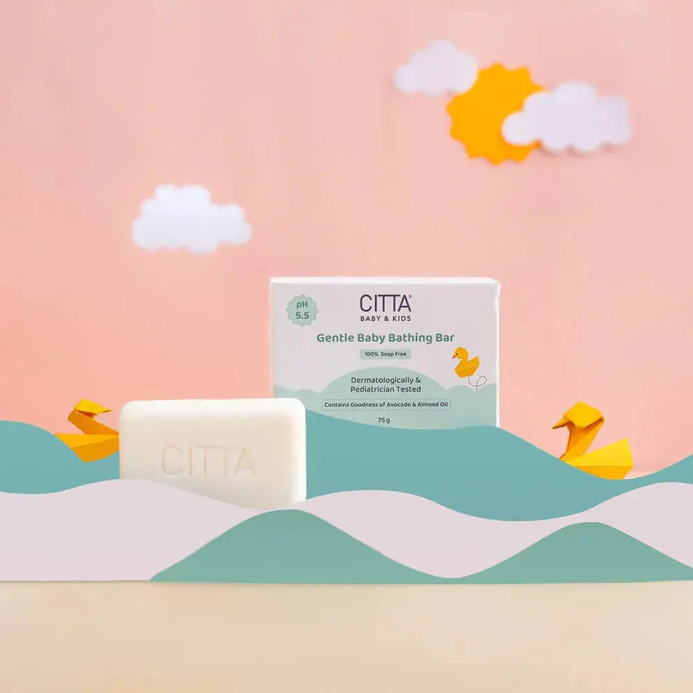 Citta Gentle Baby Bathing Bar (Natural Baby Soap For Newborns) 1