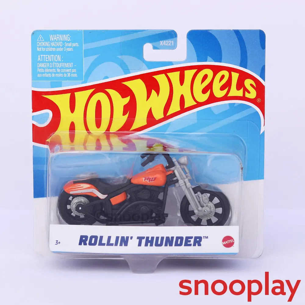 Hot Wheels Rollin' Thunder Diecast Bike 1