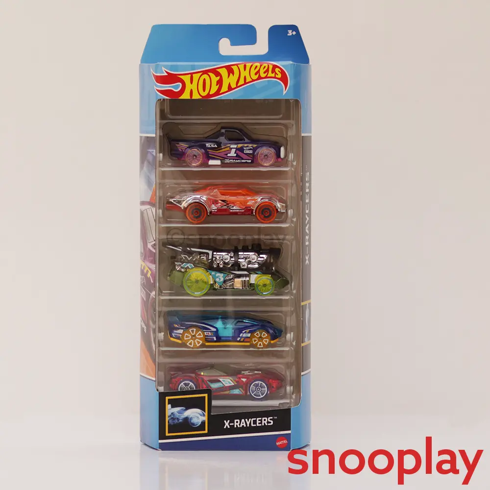 Hot Wheels Diecast X-Raycers - Pack Of 5 Cars 1