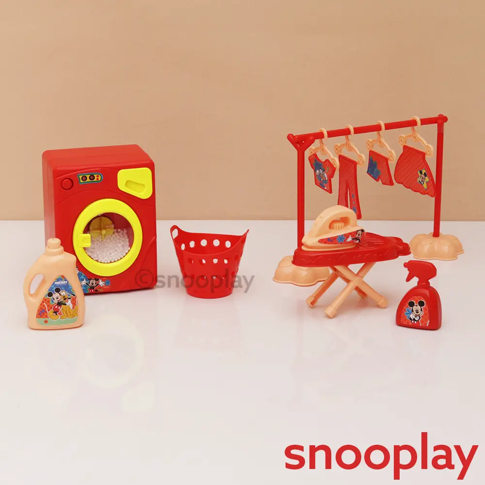 Original Mickey Washing Machine Set - 11 Pieces | Licensed Disney Toy (3-6 Years) 1