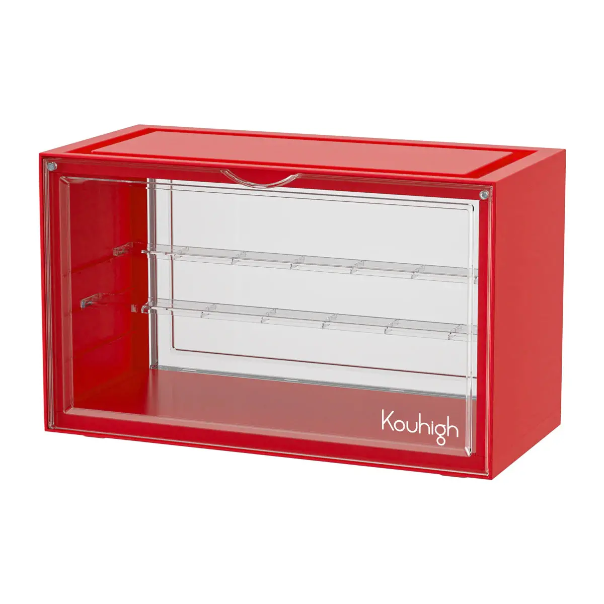 Kouhigh Diverse Color Series Classic Display Box (Clear / Red) 1