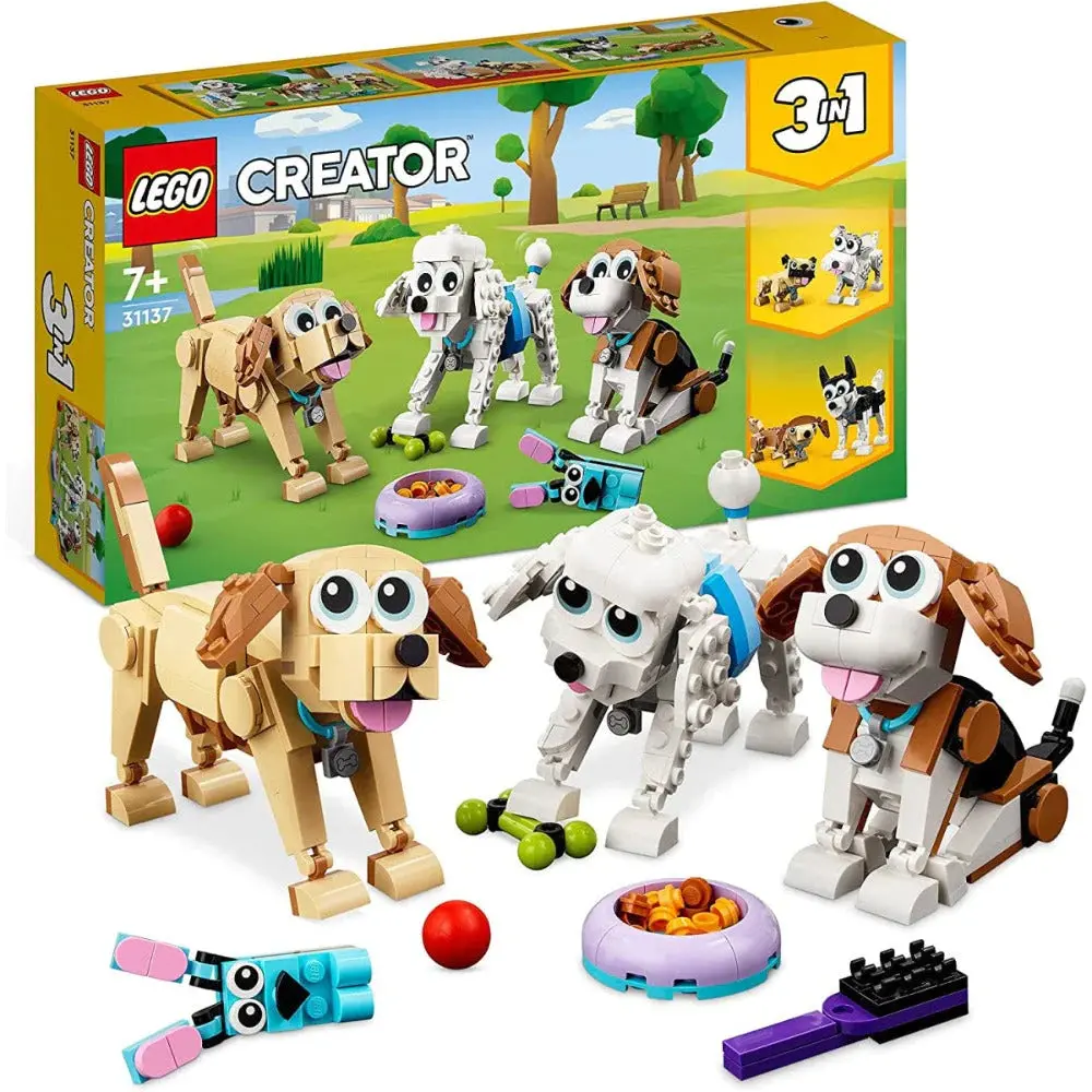 Lego Creator Adorable Dogs Building Blocks (31137) - 475 Pieces (7-12 Years) 1