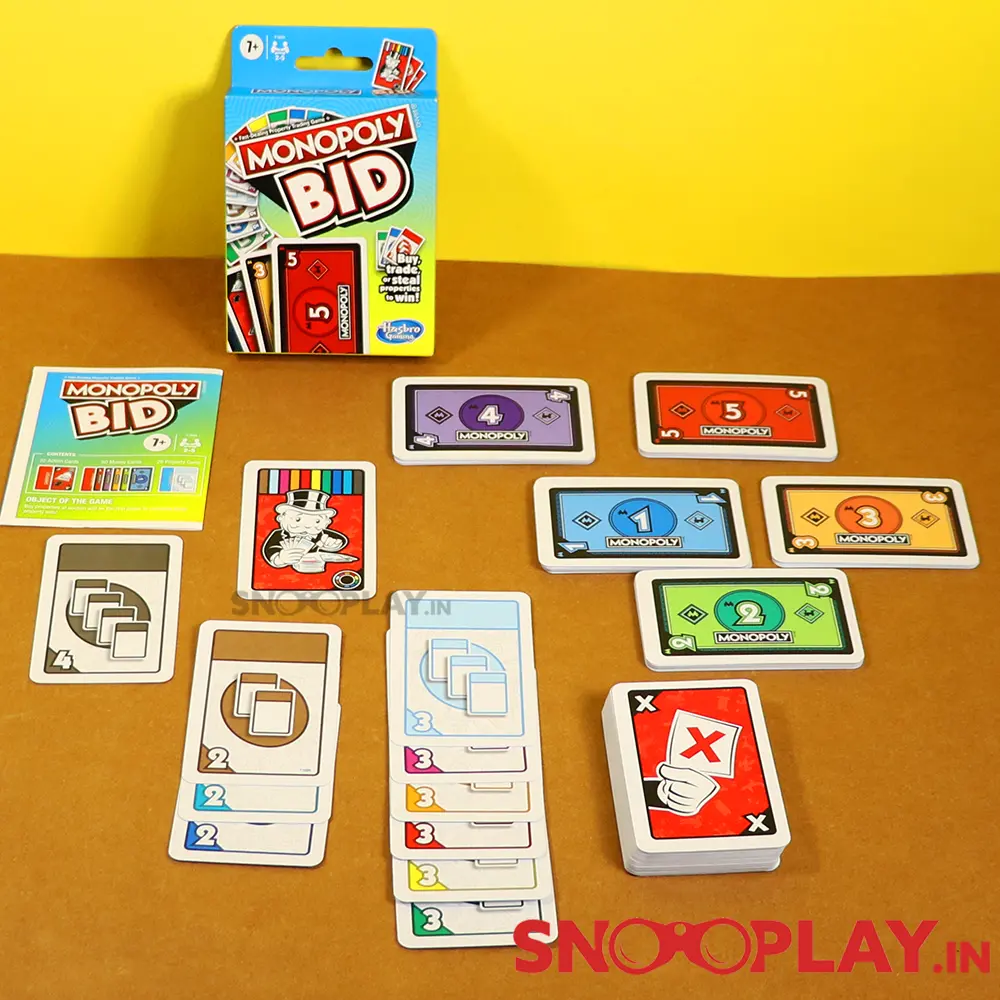 Hasbro Monopoly Bid Card Game (6 Years Till Grown Ups) 1