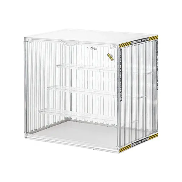 Multi-Tier Display Case Clear 1