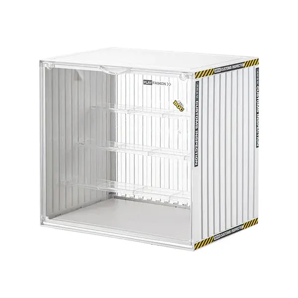 Multi-Tier Display Case White 1