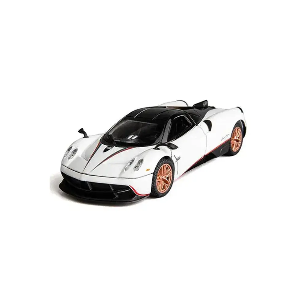 Big Fun Toys Resembling Pagani Huayra Diecast Car - Pullback, Openable Parts, Light & Sound | 1:24 Scale (3 Years Till Grown Ups) | Assorted Colors 1