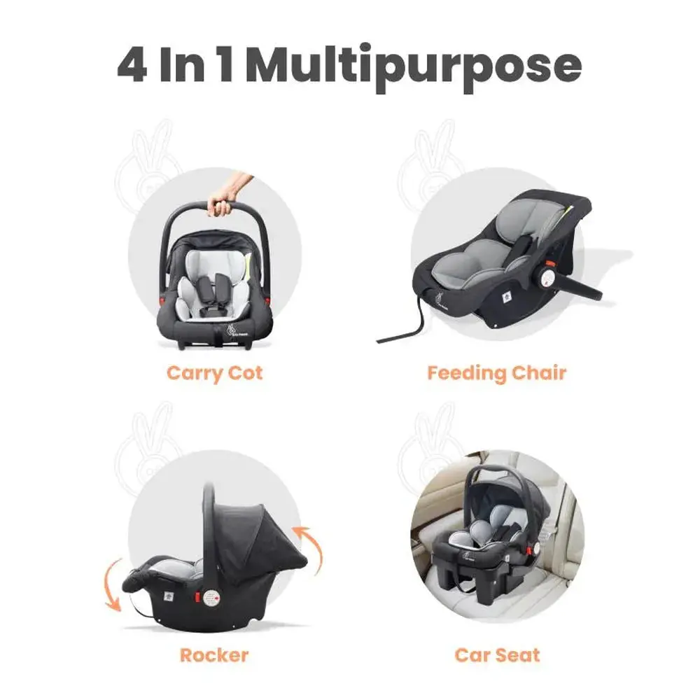 R For Rabbit Picaboo Grand 4 In 1 Multipurpose Baby Carry Cot Cum Car Seat 1