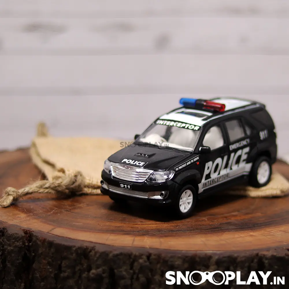 Fortune Interceptor Suv Miniature Pullback Police Car (3-6 Years) | Assorted Colors 1