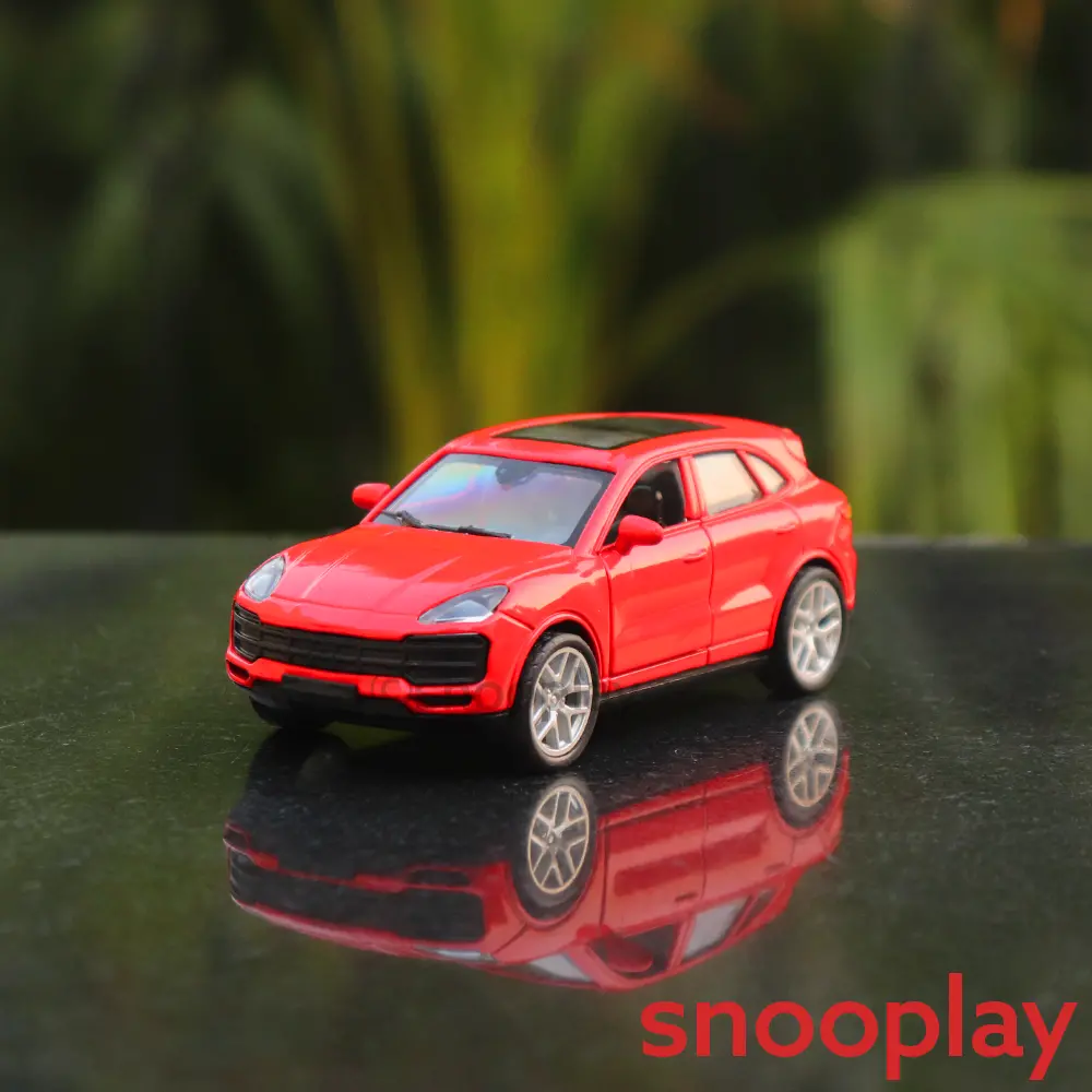Resembling Porsche Diecast Car - Pull Back, Openable Doors (3 Years Till Grown Ups) Assorted Colors 1