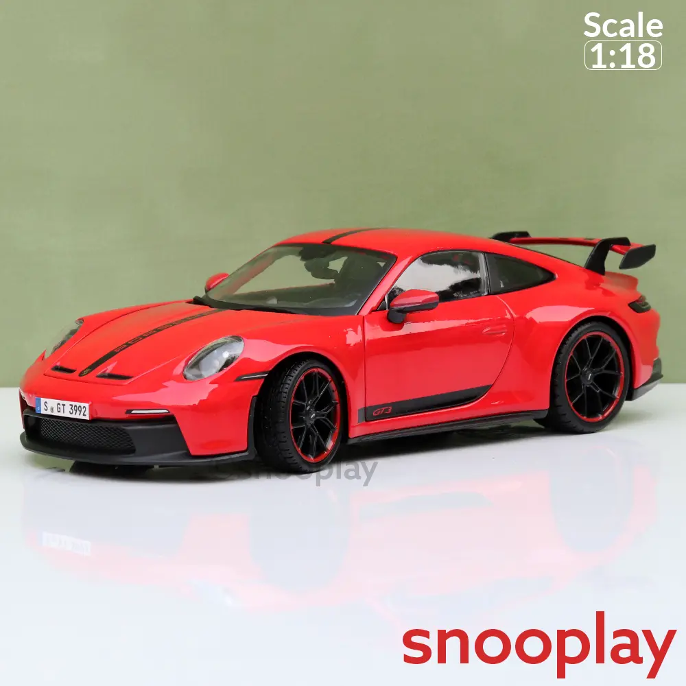 Maisto Original Porsche 911 Gt3 Licensed Diecast Car | 1:18 Scale (14 Years Till Grown Ups) 1