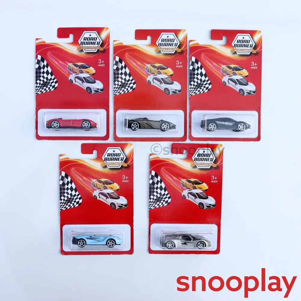 Road Burner Set Of 5 Diecast Super Cars (Resembling Aventador, Manza, Elva, Spyder, Hypersport)| Scale 1:64 (7 Years Till Grown Ups) | [Rb-2] 1