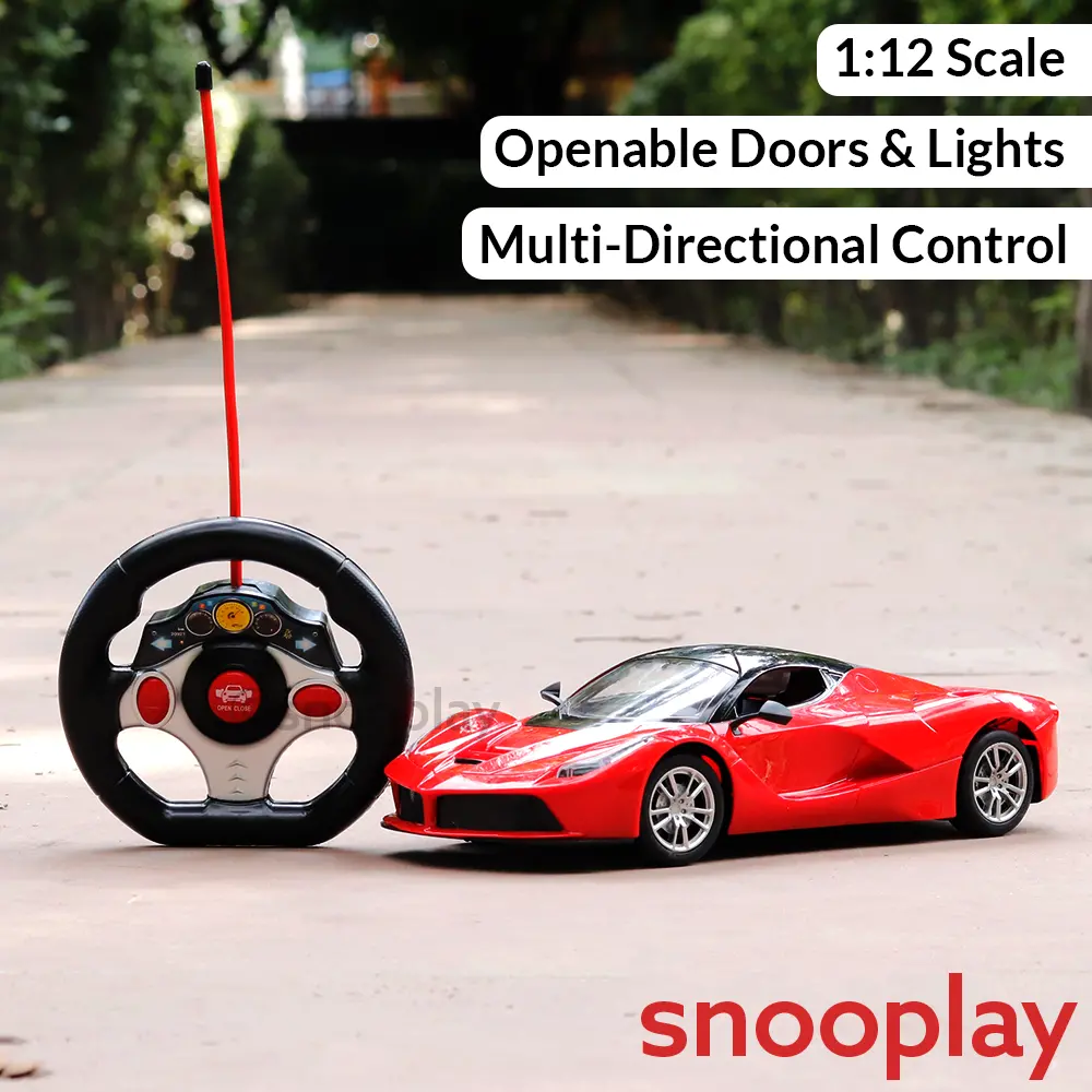 Moka Remote Control Resembling Laferrari Car | Openable Doors & Lights | 1:12 Scale (5-14 Years) 1