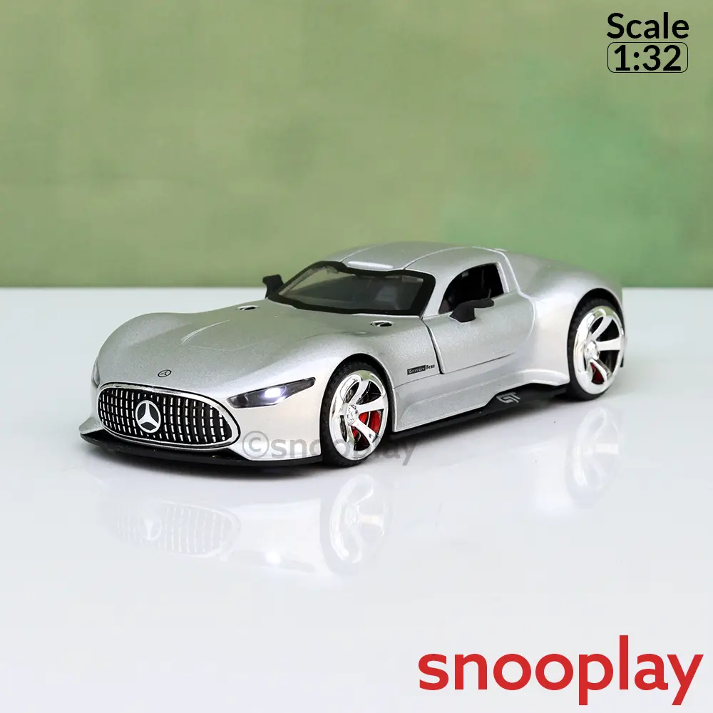 Resembling Mercedes Benz Diecast Car - Pullback, Openable Parts, Light & Sound | 1:32 Scale (3 Years Till Grown Ups) 1