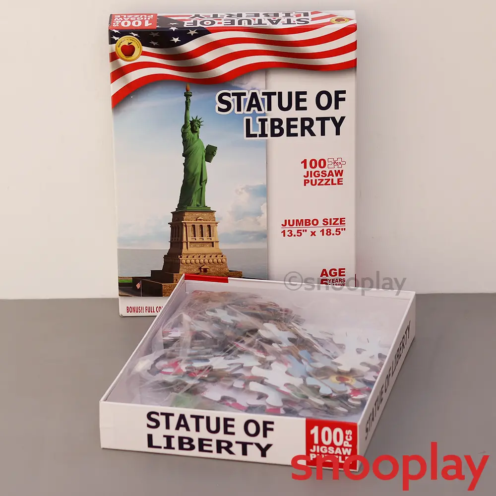 Applefun 'N' Learn Statue Of Liberty Jigsaw Puzzle - 100 Pieces (5-8 Years) 1