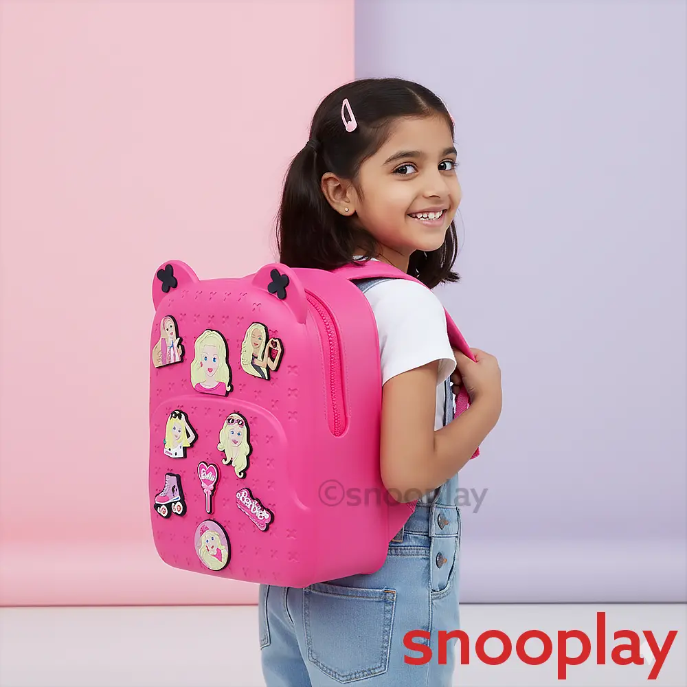 Red Cartoon Character Backpack With Charms (4-7 Years) 1