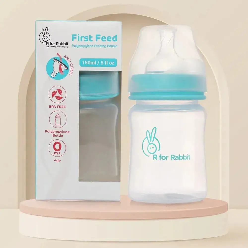 R For Rabbit Feeding Bottle - 150 Ml Pp | First Feed 1
