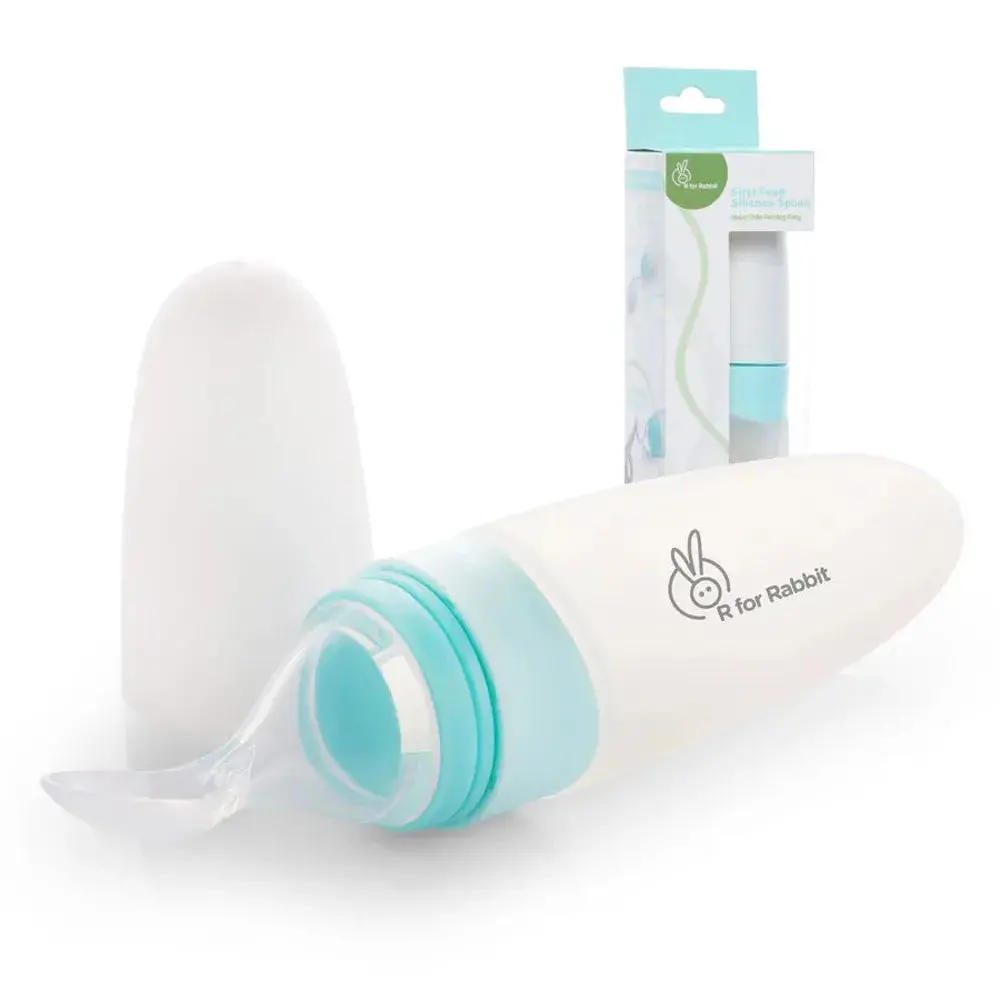 R For Rabbit Silicone Feeding Bottle Spoon 1