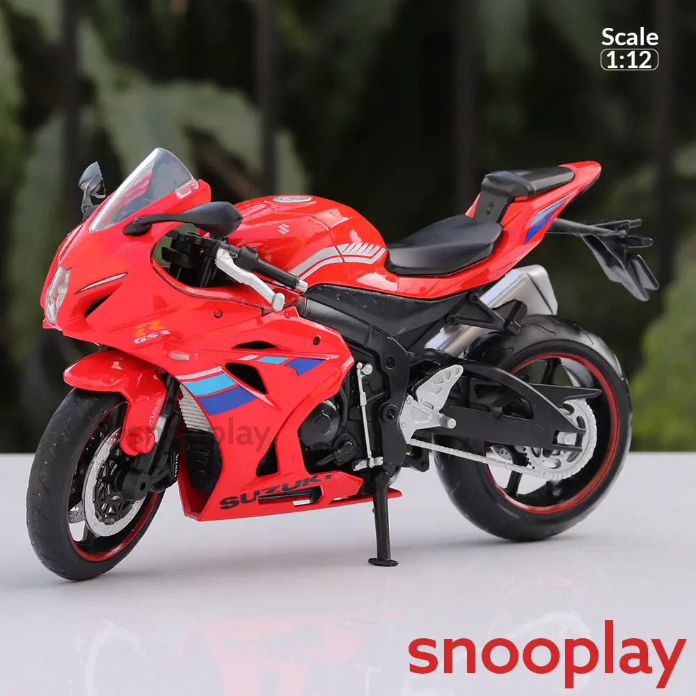 Suzuki Original Gsx-R1000 Licensed Diecast Bike | 1:12 Scale Model (14 Years Till Grown Ups) | Assorted Colours 1