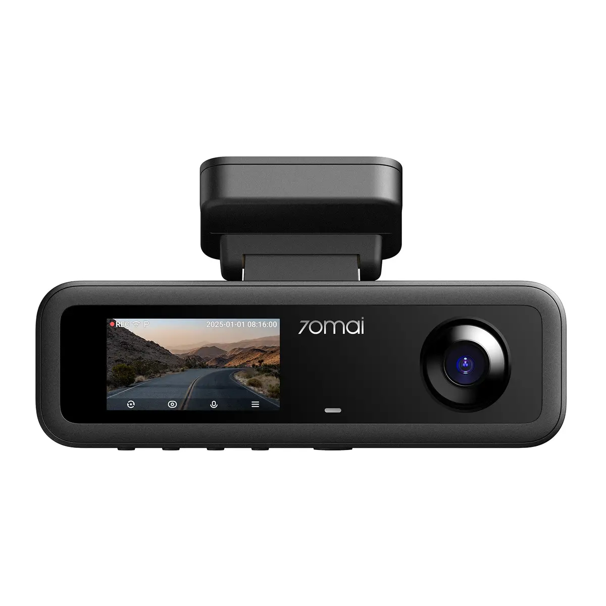 70Mai Dash Cam 4K T800e, 3-Channel Front Interior Rear Car Camera, 4K Hdr, Night Owl Vision, 24H Parking Surveillance & Gps 1