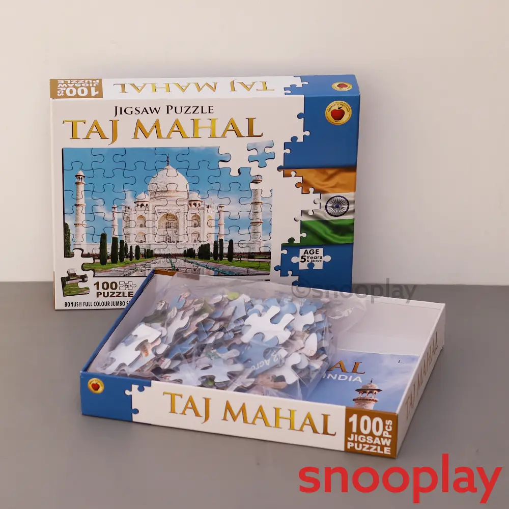 Applefun 'N' Learn Taj Mahal Jigsaw Puzzle - 100 Pieces (5-8 Years) 1