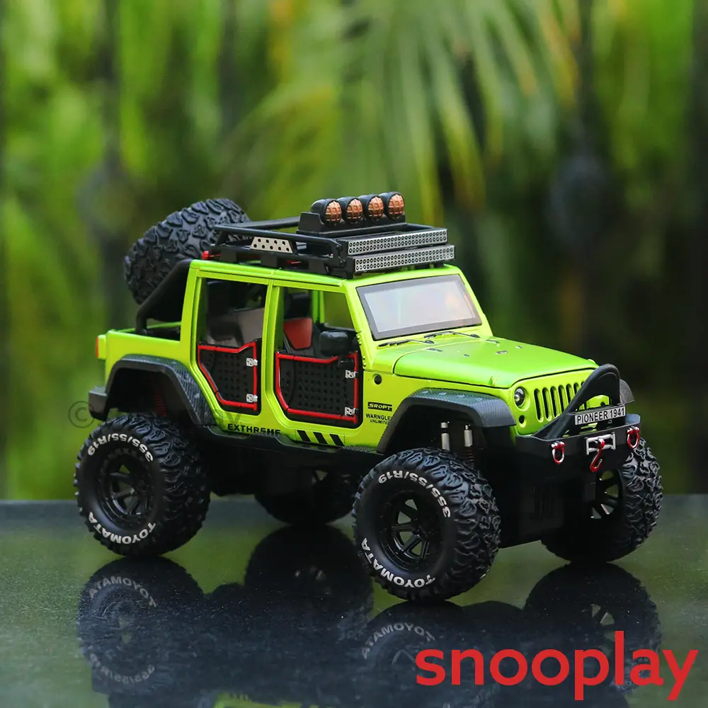 Toyomata Rubicon Double Pullback Diecast Jeep | 1:24 Scale | Assorted Colors (3 Years Till Grown Ups) 1