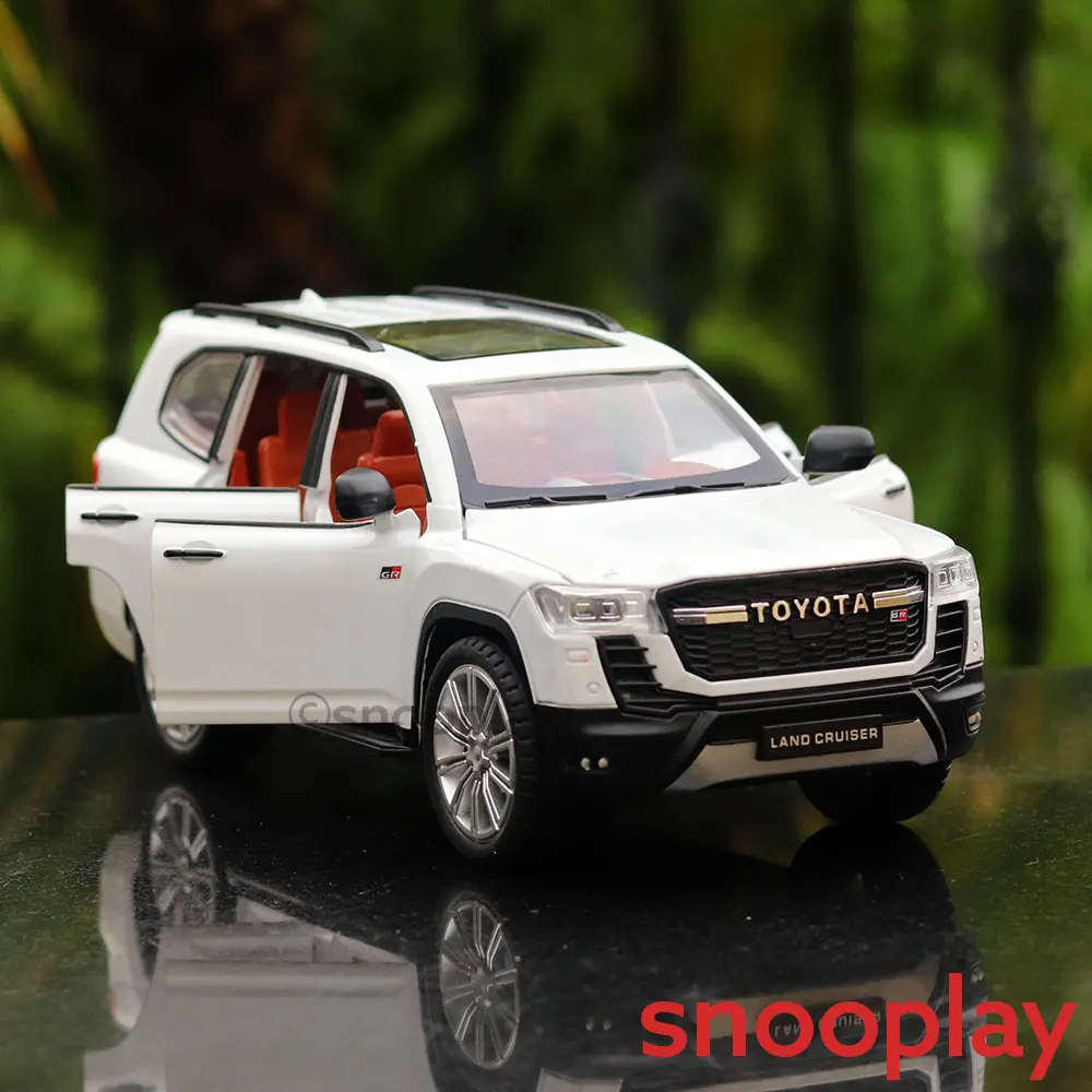 Big Fun Toys Resembling Land Cruiser Diecast Car With Openable Parts, Light & Sound | 1:24 Scale | Assorted Colors (3 Years Till Grown Ups) 1