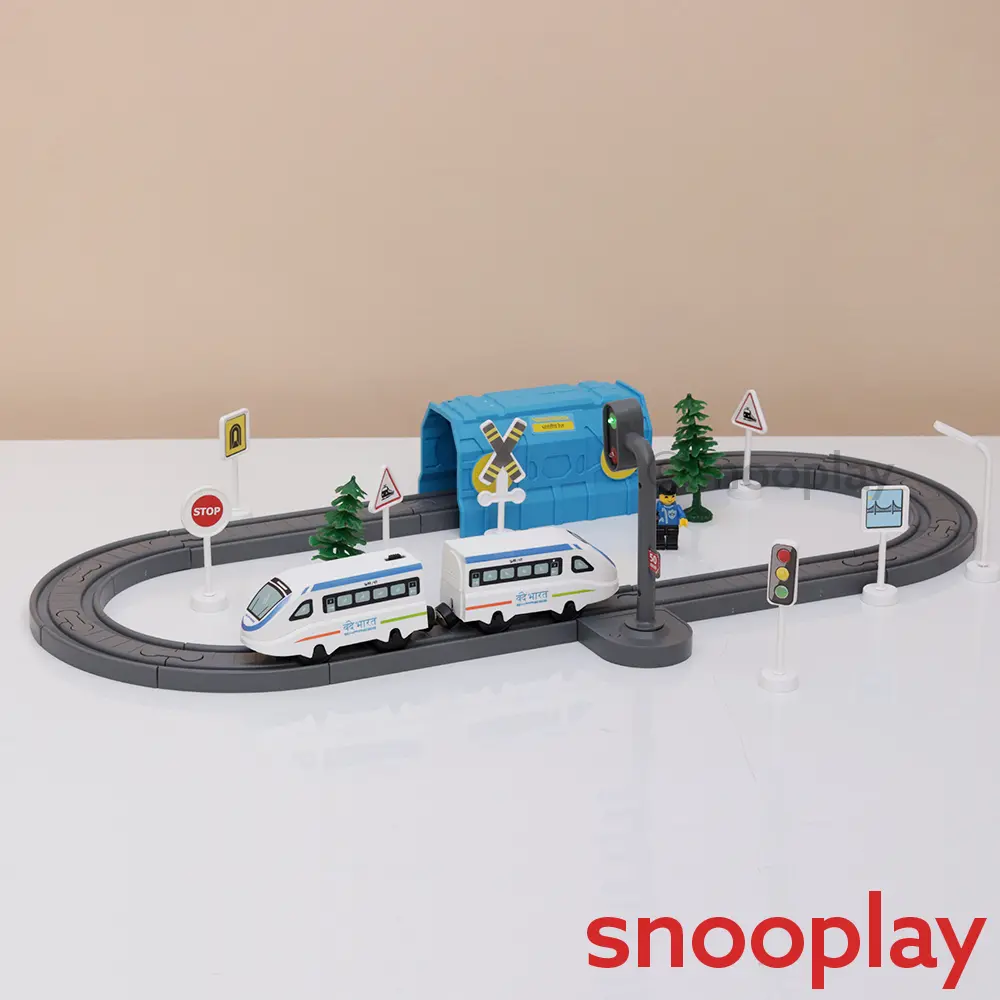 Boggy Woggy Diy Indian City Magnetic Train Track Set - 49 Pieces (3-6 Years) 1