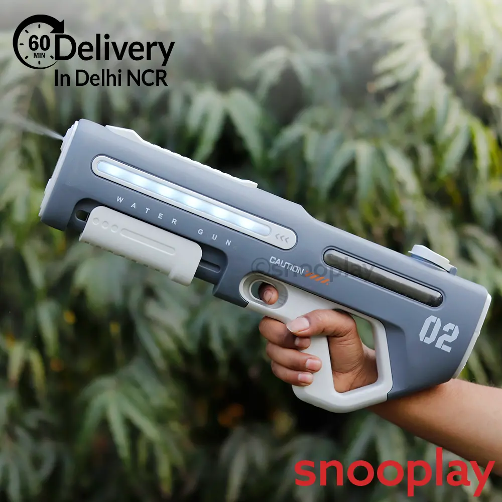 Rechargeable Premium Automatic Holi Pichkari Water Blaster | Range Upto 25 Feet | Assorted Colors & Designs 1