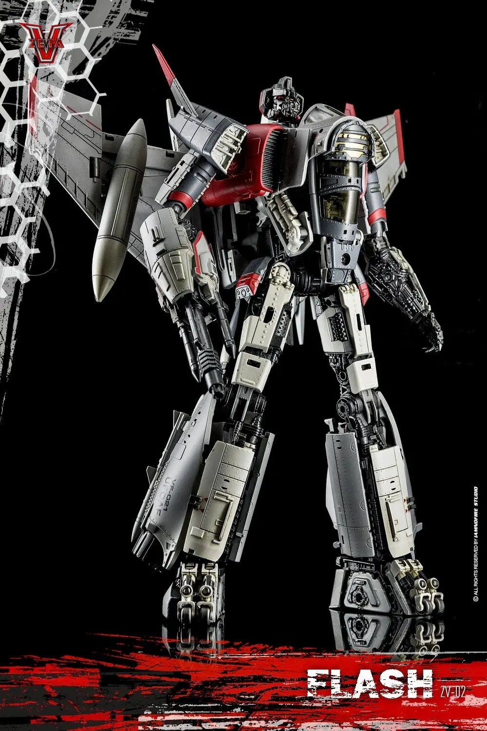 Zeta Toys Guardian Zv-02 Flash Action Figure 1