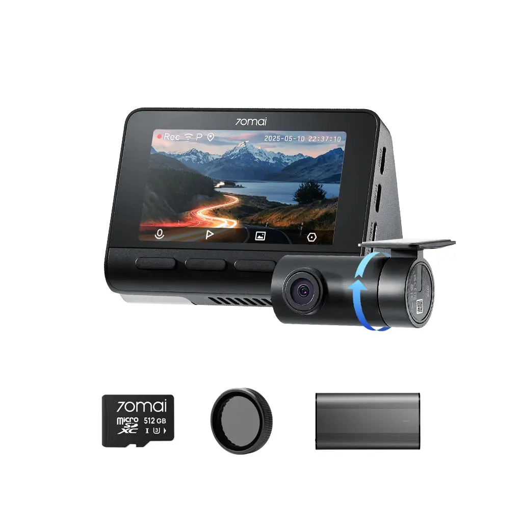 4K A800se Bundle: Front Cam + Rear Cam + Memory Card + Cpl Filter + Battery Pack 1