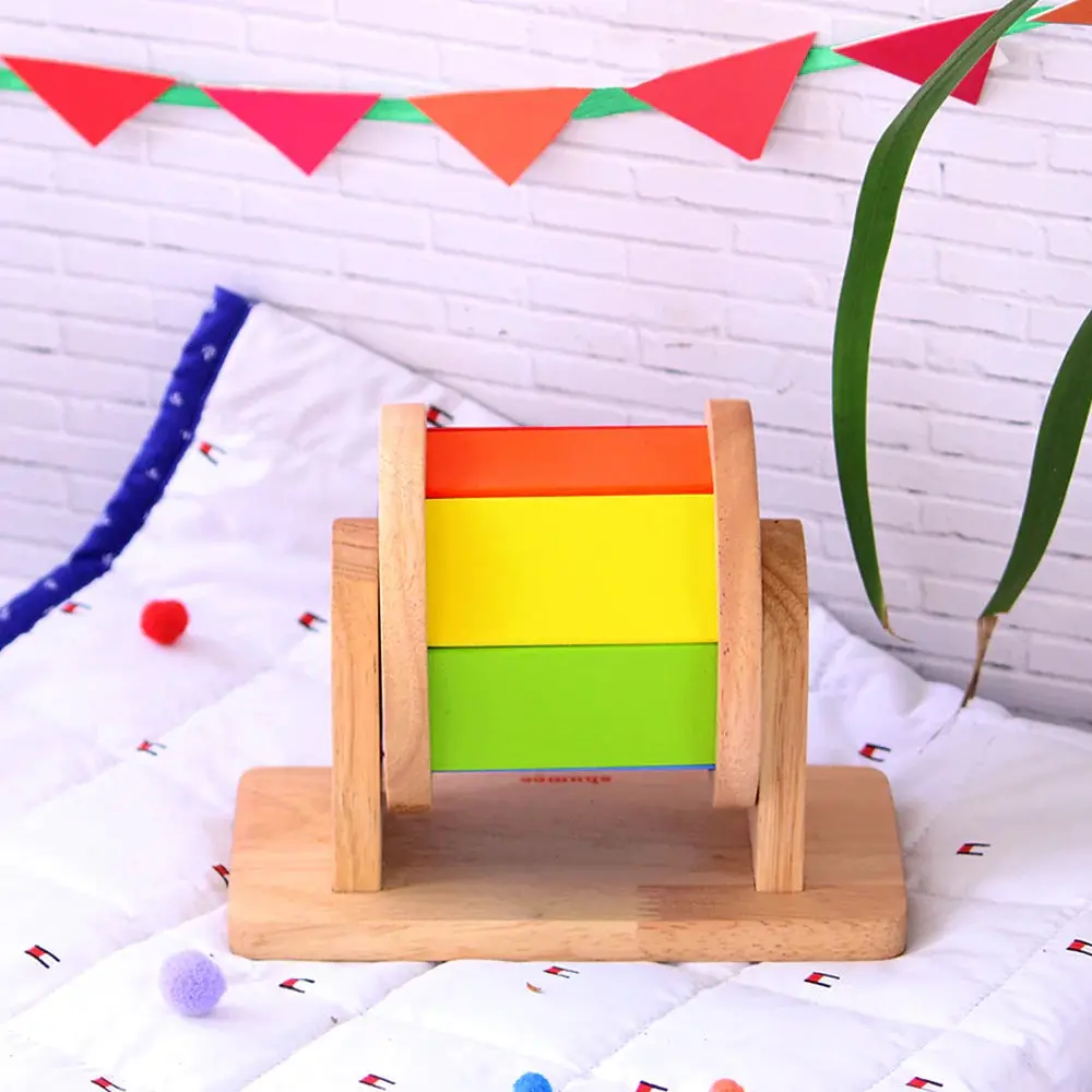 Shumee Wooden Rainbow Spinner Wheel (1-3 Years) 1