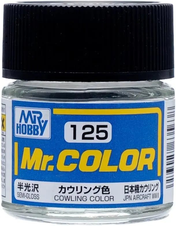 Mr. Hobby Mr. Color  C125 Semi Gloss Cowling Color 10Ml Bottle 1