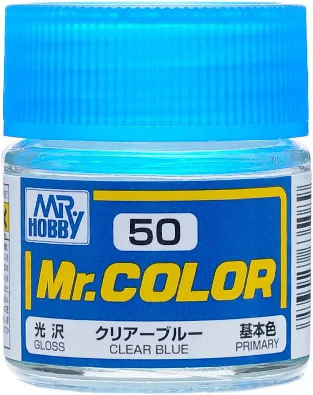 Mr. Hobby Mr. Color C50 Gloss Clear Blue 10Ml Bottle 1