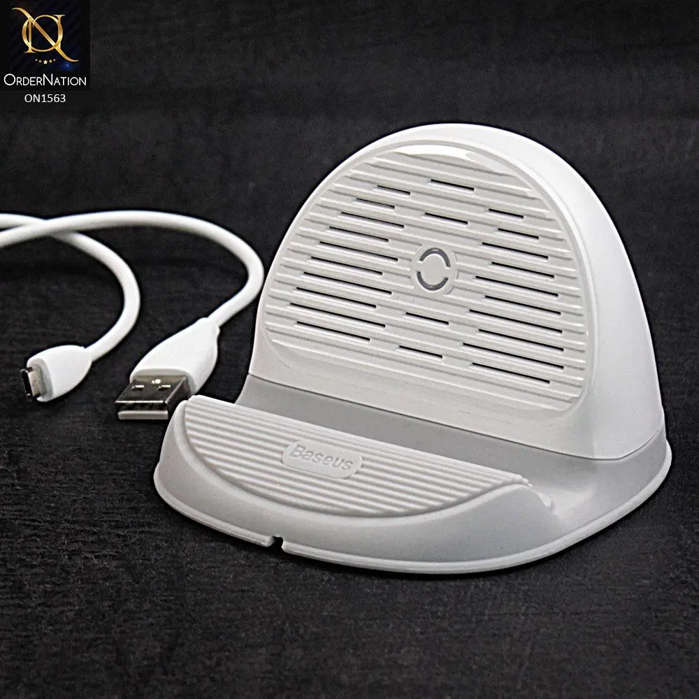 Baseus Silicone Horizontal Desktop Wireless Charger 10W 1