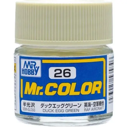 Mr. Hobby Mr. Color C26 Duck Egg Green (Sky Raf Aircraft) 10Ml Bottle 1
