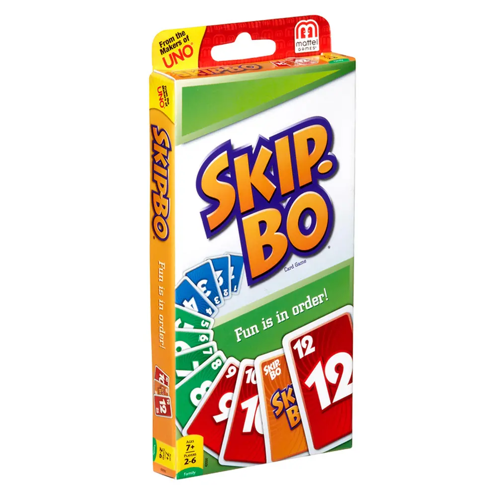 Mattel Original Skip Bo Card Game (7 Years Till Grown Ups) 2