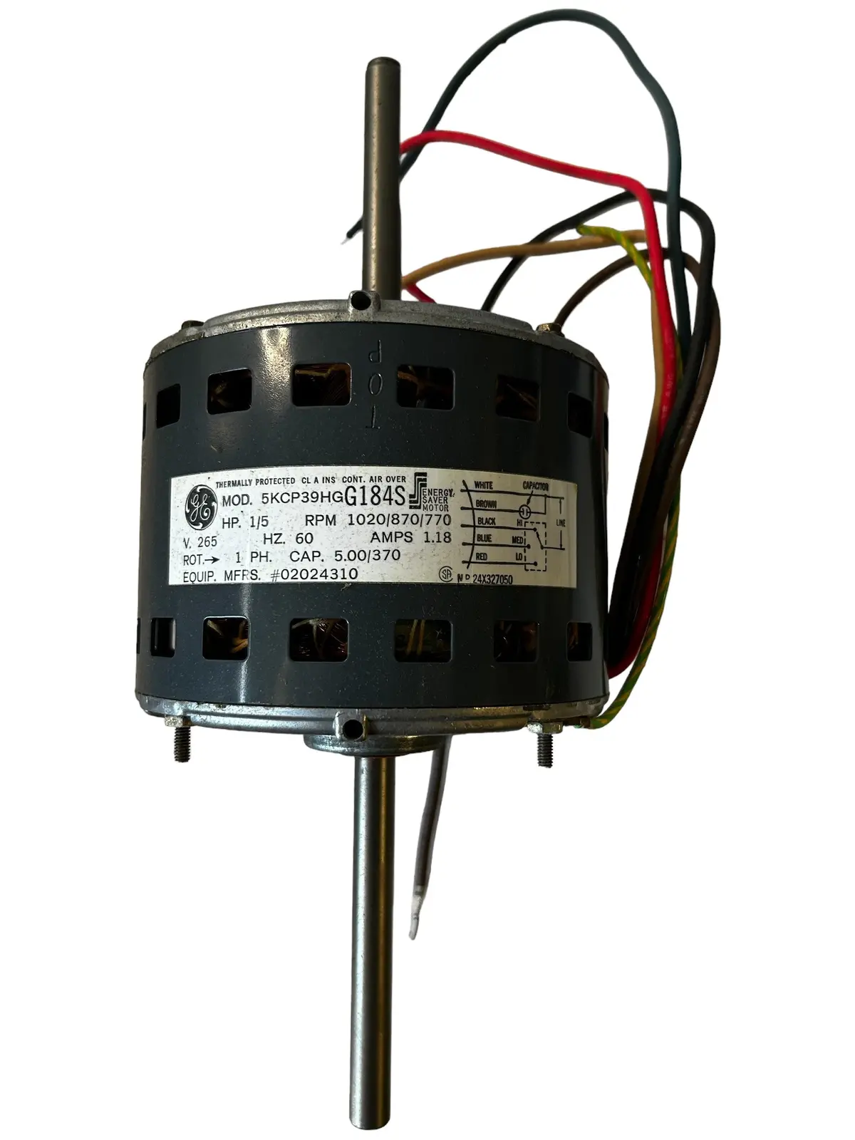 Ge Motors, 5Kcp39hgg184s, Mcquay, 02024310, 1/5Hp, Motor - New In Box 1