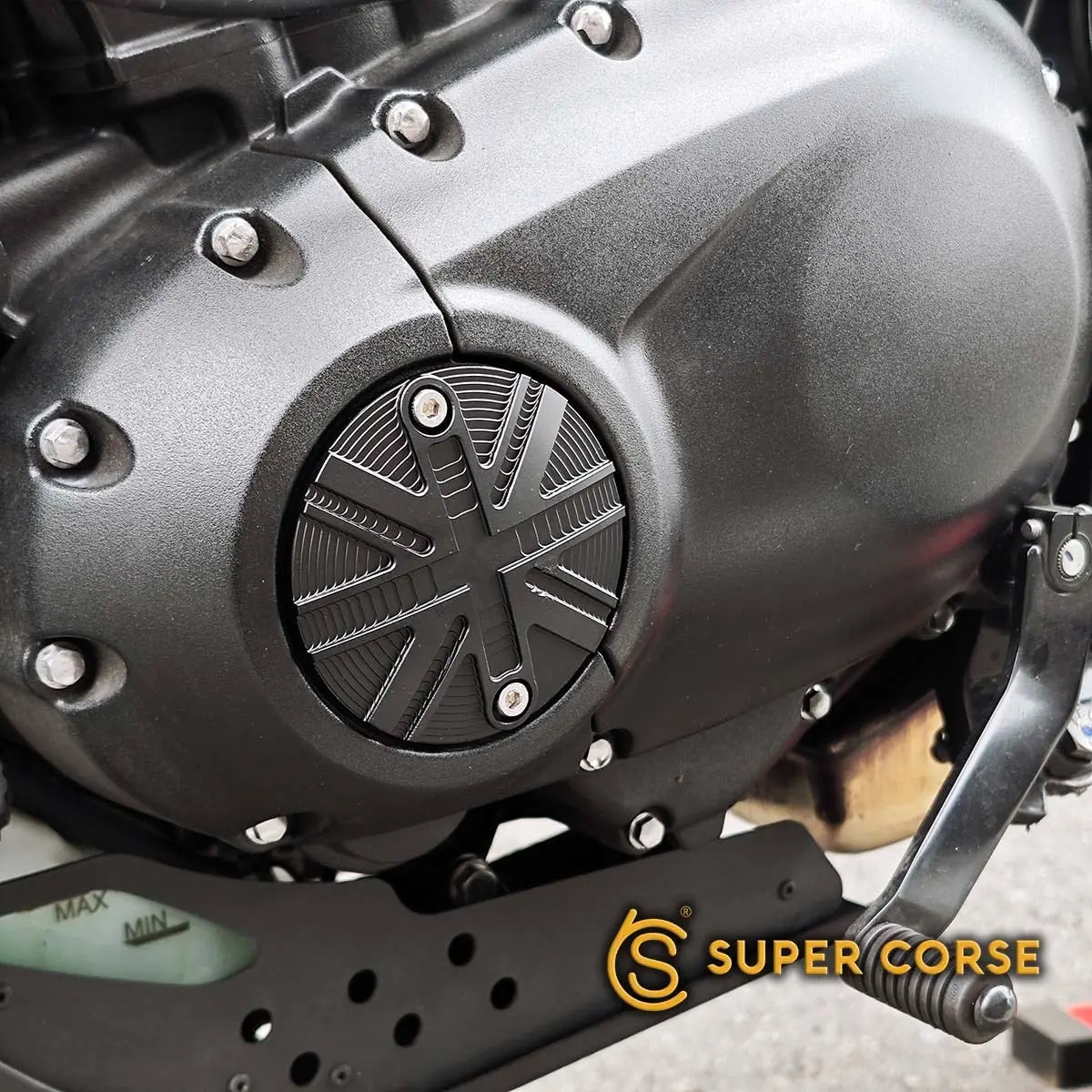 Super Corse Union Jack Clutch Cover - Triumph Speed 400 / Scrambler 400 X 1