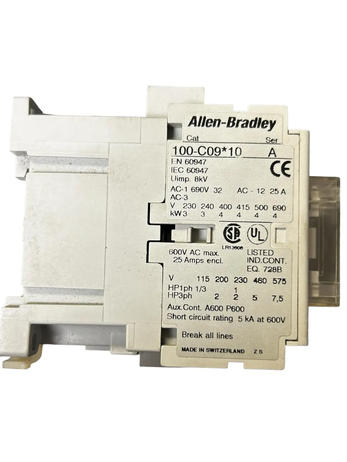 Allen-Bradley, 100C-09D10, Mcs-C Contactor - New In Box 1