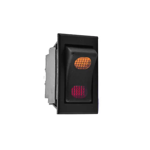Switch Rocker 12V 4T Iluminado On-Off-On (R13-220Bd) 1