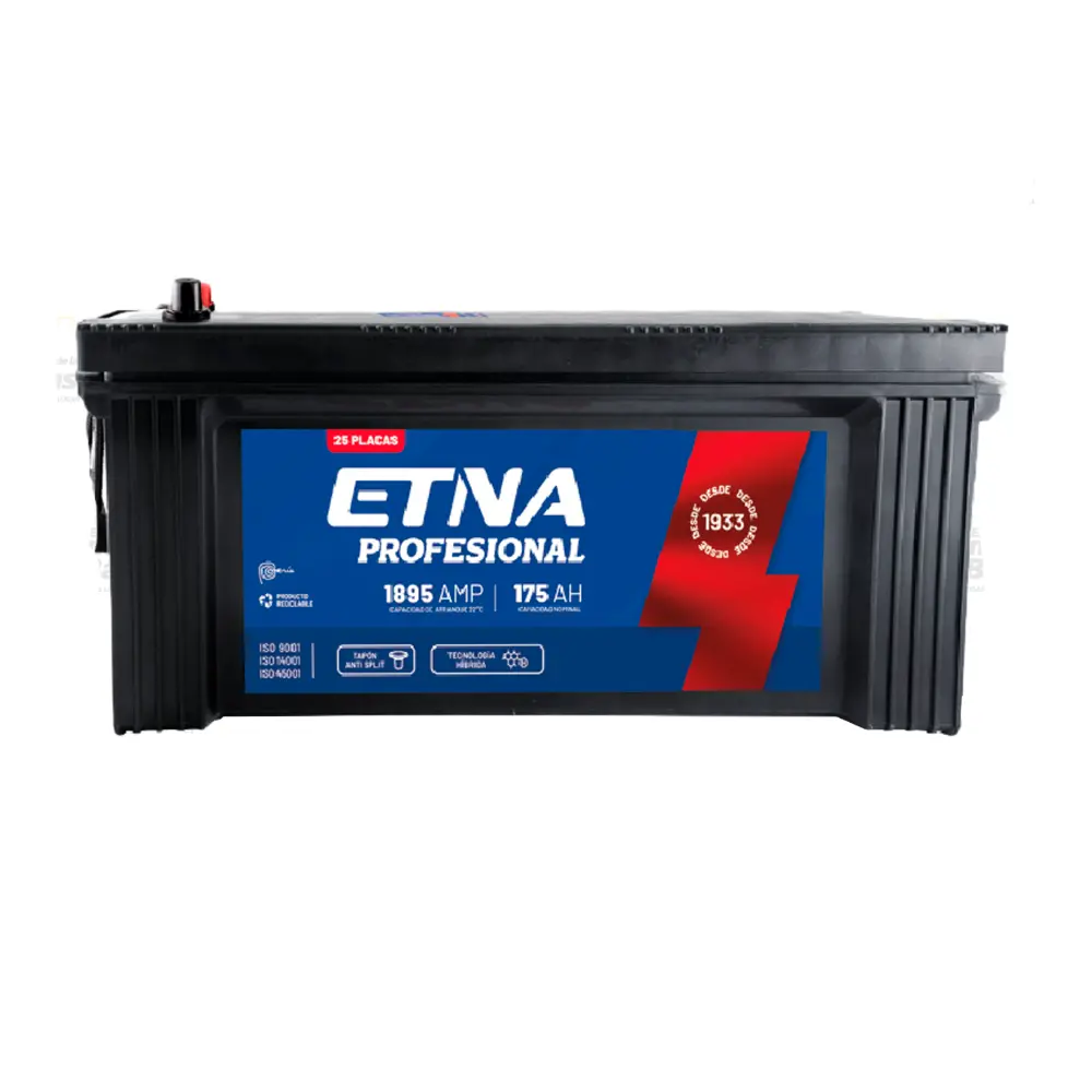 Batería S-1225 12Vc 25 Placas Invertida Etna 1