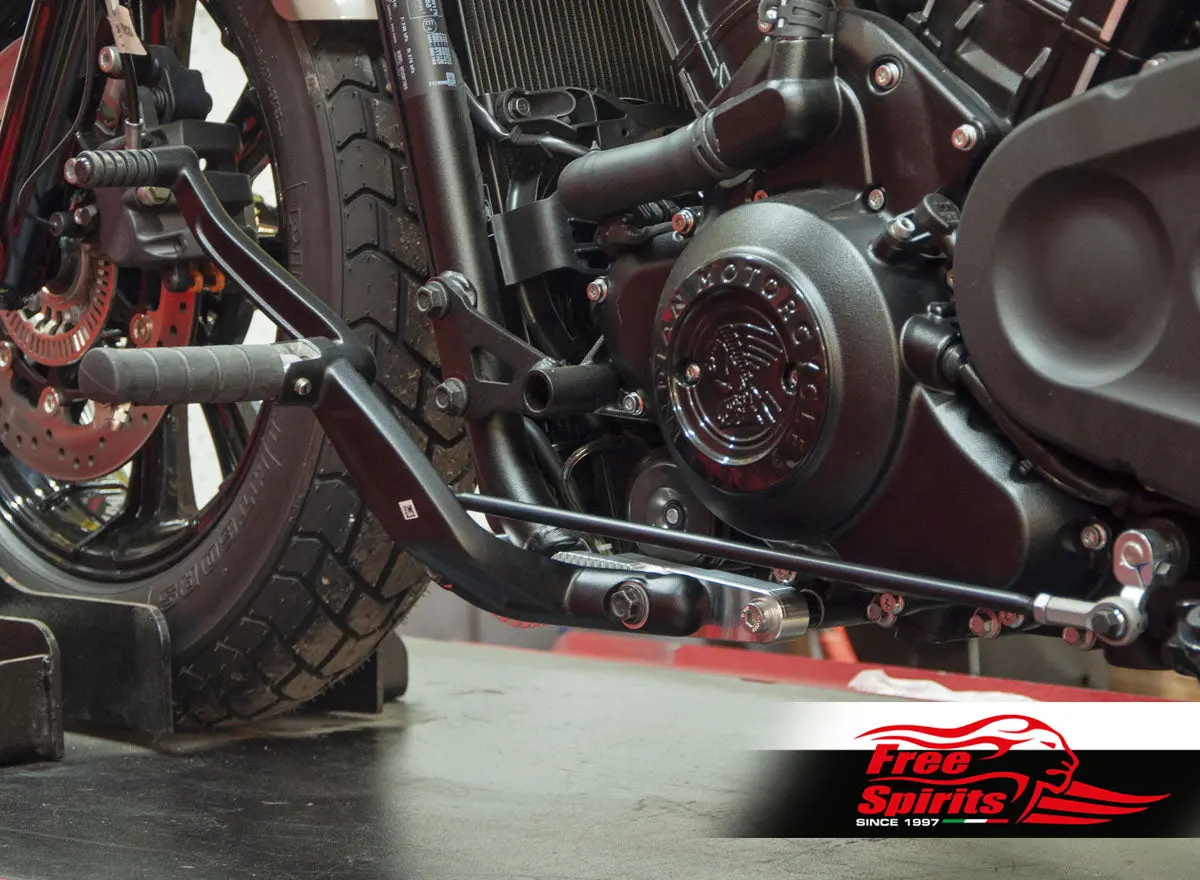 Free Spirits Extended Forward Controls Adapters Plates (60Mm) - Indian Scout 1250 2
